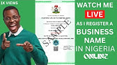 HOW TO REGISTER A BUSINESS NAME IN NIGERIA WITH CAC [ A COMPLETE GUIDE 2022/2023 ]