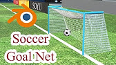 Create football goal , Soccer Goal net , football goal net modeling in Blender / Blender tutorial