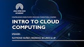 Intro to Cloud Computing