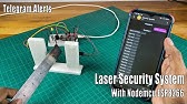 How to make a Laser protection security system with ESP8266 | Nodemcu ESP8266 Projects #sritu_hobby