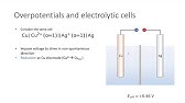 Further Physical Chemistry: Electrochemistry session 9