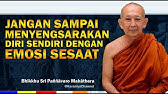 Bhante Sri Paññāvaro | JANGAN MENYENGSARAKAN Diri Sendiri dengan EMOSI NEGATIF | Karaniya Channel