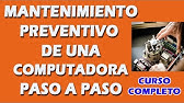 Mantenimiento de Computadoras PC paso a paso Curso Completo Limpieza CPU