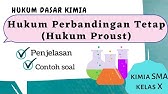 Hukum perbandingan tetap / Hukum Proust - hukum dasar kimia