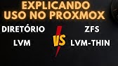 DIFERENÇAS BÁSICAS ENTRE DIRETÓRIO - ZFS - LVM - LVMTHIN