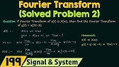 Fourier Transform (Solved Problem 2)