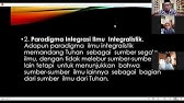 3 Paradigma Integrasi Islam dan Sains DR Nasrul Syarif M Si