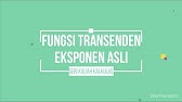 KALKULUS | FUNGSI TRANSENDEN | EKSPONEN ASLI (Turunan dan Integral)