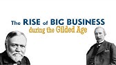 Rise of Big Business in America During the Gilded Age