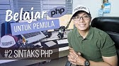 Belajar PHP untuk PEMULA | 4. SINTAKS PHP