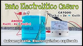 BAÑO ELECTROLÍTICO CASERO | GALVANOPLASTIA | ELECTROQUÍMICA EXPLICADA