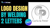 how to design a logo for beginners in Canva Part 1 Welding 2 Letters | Canva Art Design Tutorial