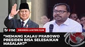 Momen Haris Azhar Kritik Pedas Prabowo Subianto | ILC tvOne