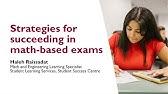 Strategies for succeeding in math-based exams