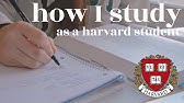 How I Study as a Harvard Student 하버드생의 공부법