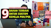 9 Bahan kain Terbaik untuk Seragam Kemeja PDL/PDH !!