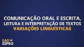 Variações Linguísticas - [COE2 - Etapa Final]