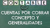 CUENTAS POR COBRAR CONCEPTO Y GENERALIDADES