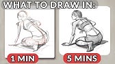 1-Minute vs 5-Minute Figure Drawing: Quick & Dynamic Sketching