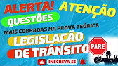 LEGISLAÇÃO APRENDA APROVE QUESTÕES DETRAN COBRADAS Passe PRIMEIRA #teorico #dicas #macetes #simulado