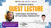 Guest Lecture "Antiviral potential of natural products" [14 April 2025]