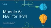 CCNA3 Module 6: NAT for IPv4 - Enterprise Networking Security and Automation (ENSA)