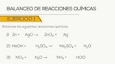 QI: Cap. 3.2. Balanceo de ecuaciones químicas