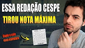 Análise de Uma Redação CESPE Nota Máxima (Copie e Cole Essa Estrutura)