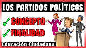 ✅ Los PARTIDOS POLÍTICOS | ¿QUÉ es y CUÁL es la FUNCIÓN de un PARTIDO POLÍTICO? | Para SECUNDARIA