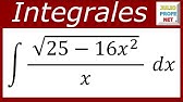 INTEGRACIÓN POR SUSTITUCIÓN TRIGONOMÉTRICA - Ejercicio 3