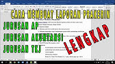 CARA MEMBUAT LAPORAN PRAKERIN SMK
