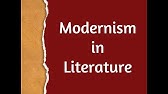 Literature (L3) part 5 : Modernism