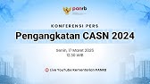 [LIVE] Konferensi Pers Pengangkatan CASN 2024