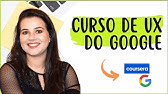 Certificação do Google em UX Design -  Cursos do Google para UX Design para Iniciante