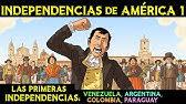 INDEPENDENCIAS de AMÉRICA 1 🌎 Independencia de Quito, Venezuela, Colombia, Paraguay y Argentina