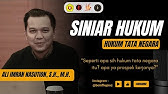 SINIAR HUKUM : HUKUM TATA NEGARA