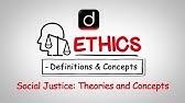 Social Justice: Theories and Concepts