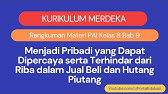 Kurikulum Merdeka Rangkuman PAI Kelas 8 Bab 9 Jual Beli Hutang Riba dalam Islam