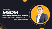 MANAJEMEN SUMBER DAYA MANUSIA (MSDM) I KULIAH #1