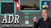 ADR (Automated Dialog Replacement) in DaVinci Resolve 17 | How to Use ADR in DaVinci Resolve
