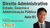 Direito Administrativo - Aula 01 (Estado, Governo e Administração Pública) - Prof Eduardo Tanaka