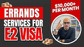 How My Errands Services Business can Generate $10,000+ Per Month | E2 Visa