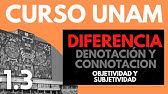 ✅ Literatura UNAM: DENOTACIÓN Y CONNOTACIÓN - Diferencias | Objetividad y subjetividad | Curso UNAM