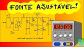 Fonte ajustável simples com transistor