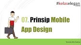 IMK - 07. Prinsip Desain UI Mobile Apps.