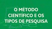 2  O Método Científico e os Tipos de Pesquisa