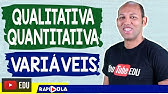 VARIÁVEIS QUALITATIVAS E QUANTITATIVAS ✅ INTRODUÇÃO À ESTATÍSTICA