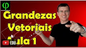 Grandezas vetoriais x escalares - VETORES - Aula 1 - Prof. Marcelo Boaro