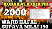 🔴2000 KOSAKATA GRATIS PERSIAPAN UJIAN EPS-TOPIK TAHUN 2024.❗️