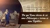 A Instituição da República Romana | Instituições de Direito Romano.